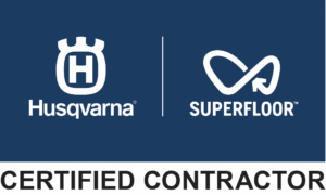 Inhab är certified contractor för Husqvarna superfloor